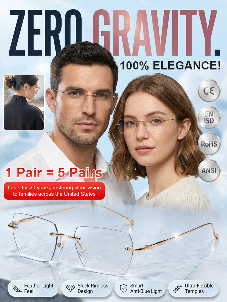 【All-day Wear Without Pressure】Intelligent Ultra-light Frameless Glasses