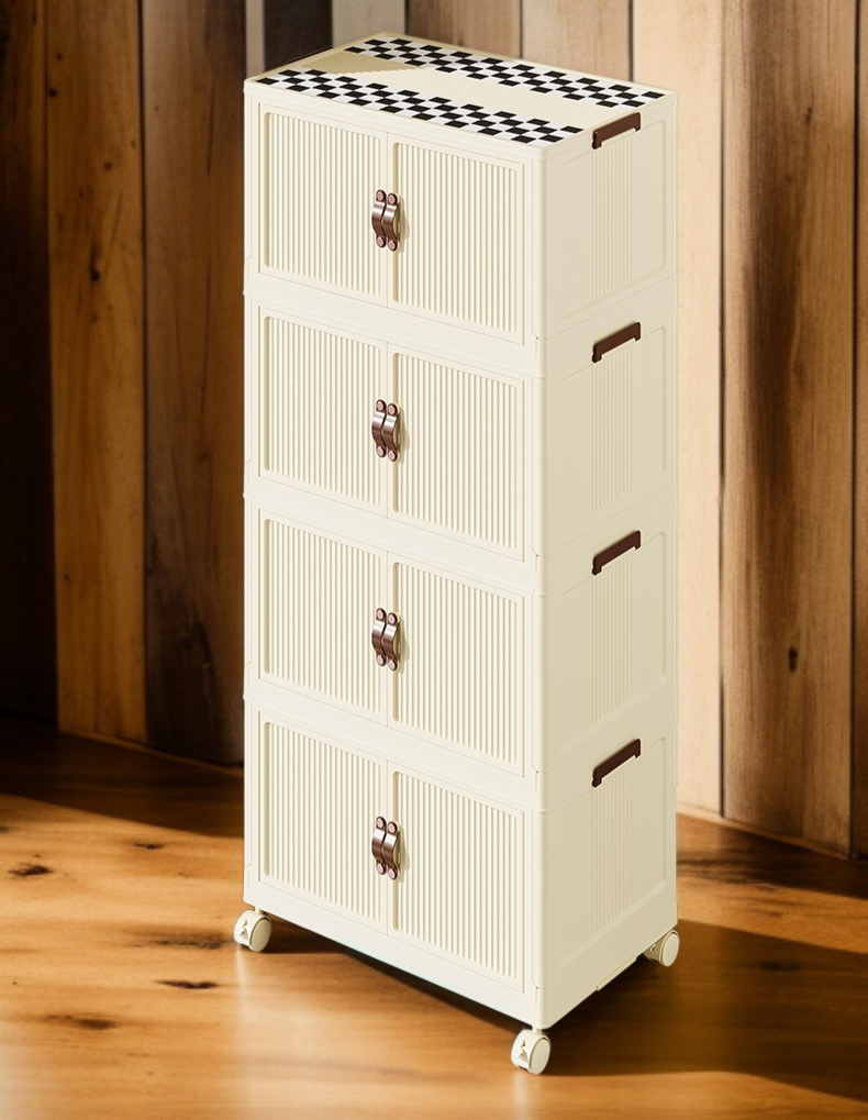 가정용 라지 접이식 수납함 선반 정리함 간식 수납장 사물함 장난감 수납함