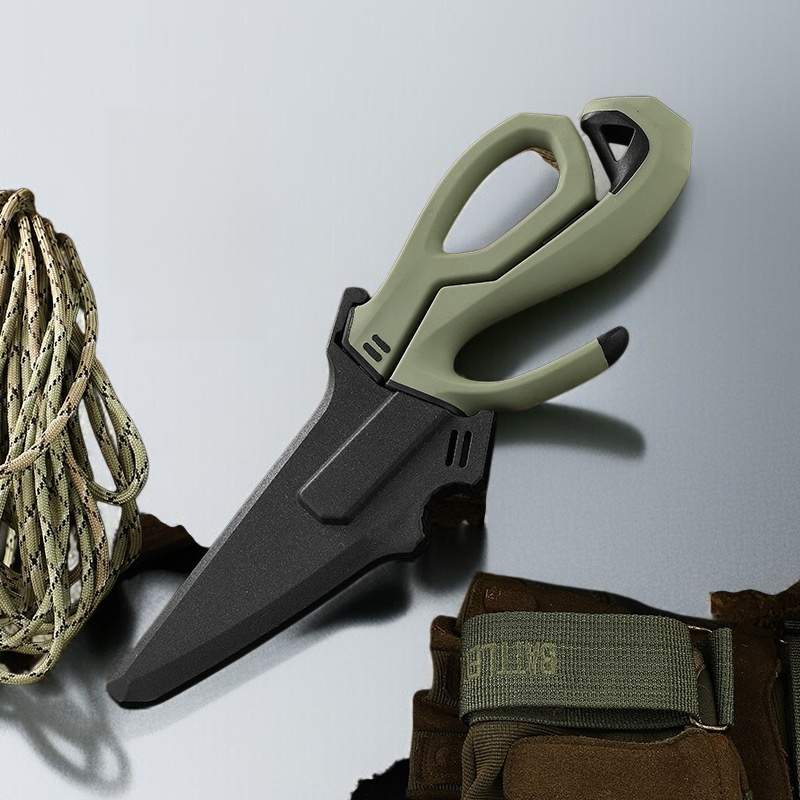 多機能の屋外の釣は取り外し可能なステンレス鋼用具の魚の骨はさみを切ります 釣のために必要な多機能のはさみ