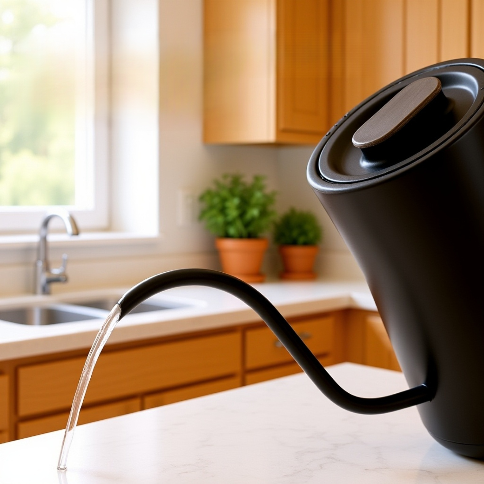 沸騰中のケトルの内部