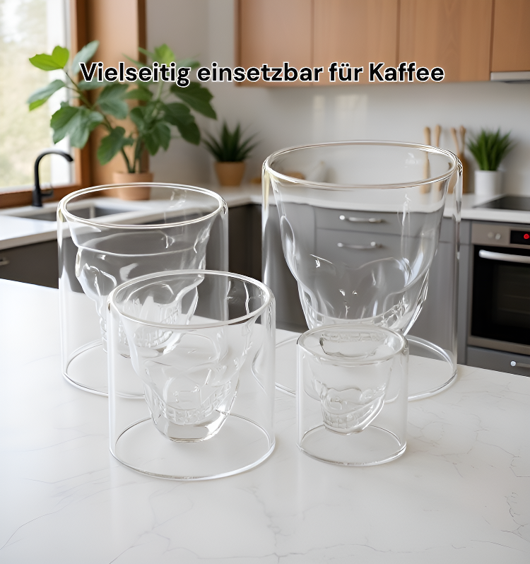 Isolierendes doppelwandiges Glas für Kaffee