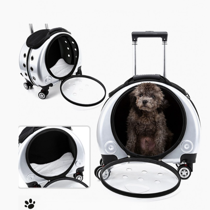 Portable Pet Trolley Case