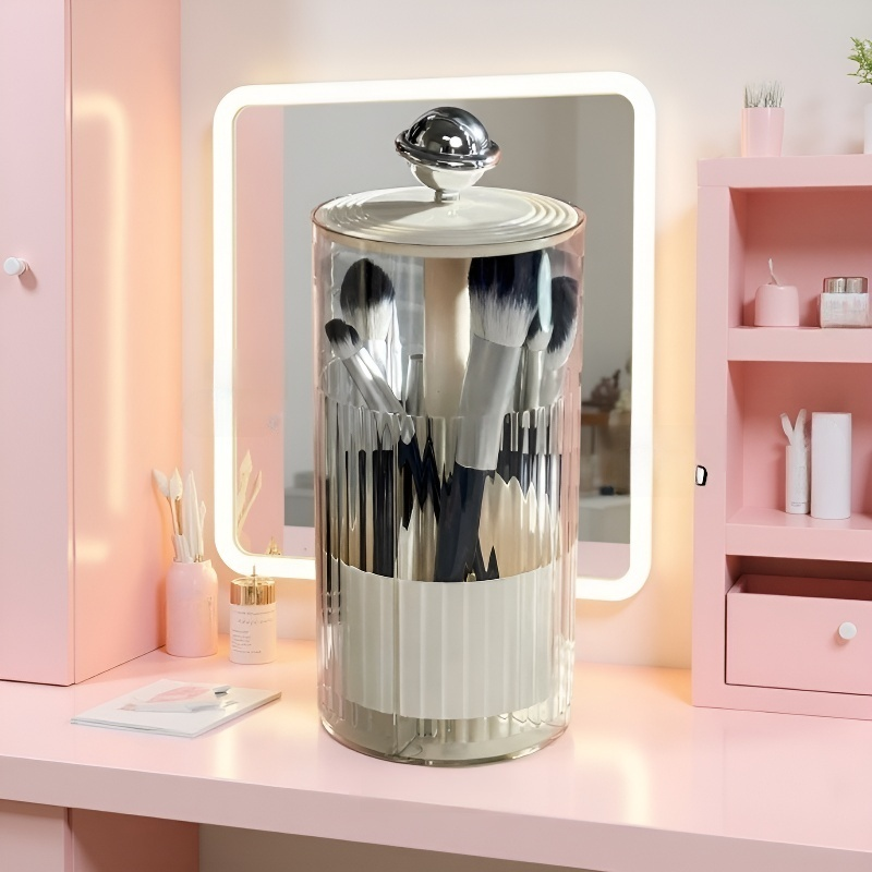 فرشاة تخزين مستحضرات التجميل بشكل عملي