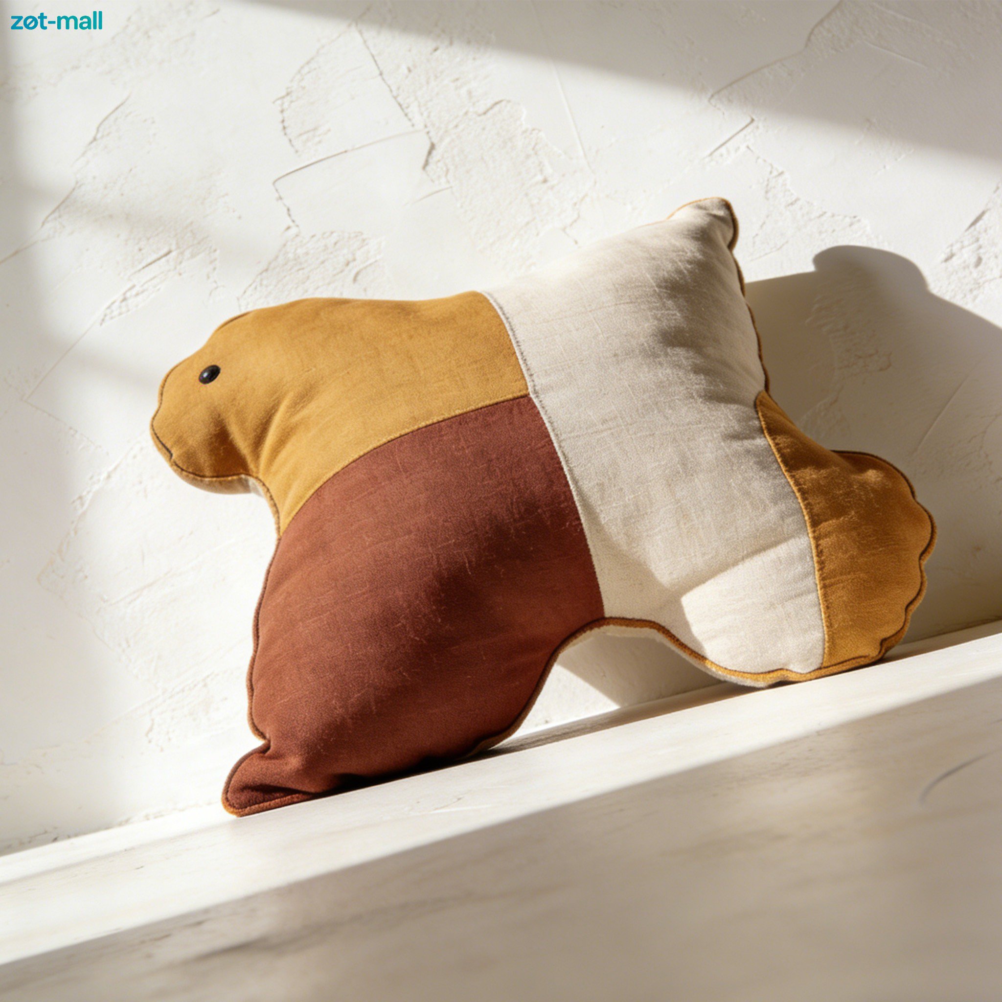 Cotton and linen throw pillows