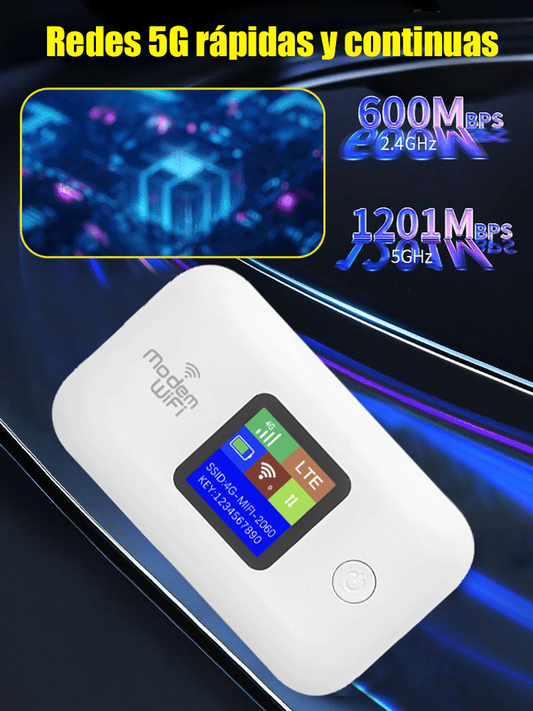 Internet inalámbrico de alta velocidad