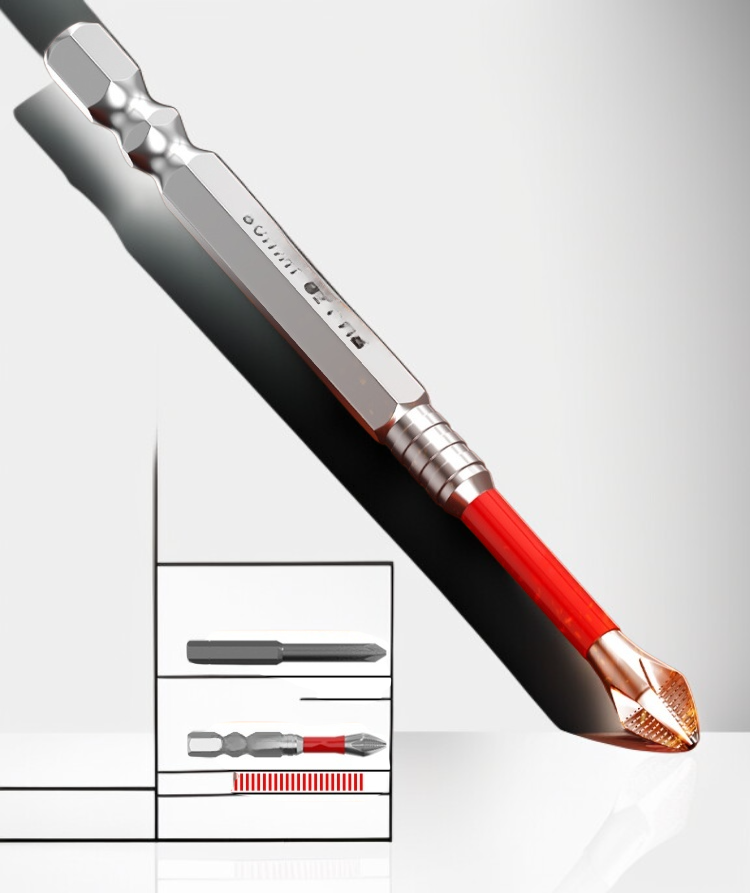 정밀 작업에 적합한 십자비트 클로즈업