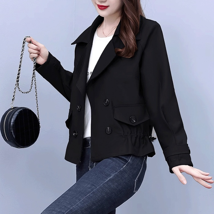 짧은 길이 트렌치 코트