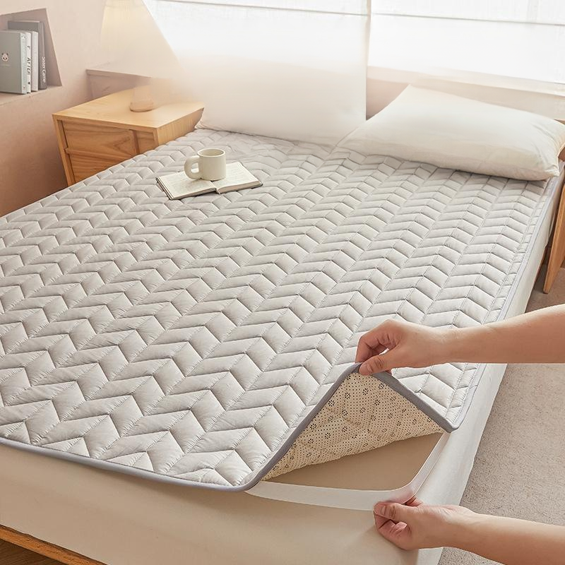 면 전체 매트리스 쿠션 가정용 침실 싱글 항균 요 미끄럼 방지 매트리스 순면 얇은 매트 접이식