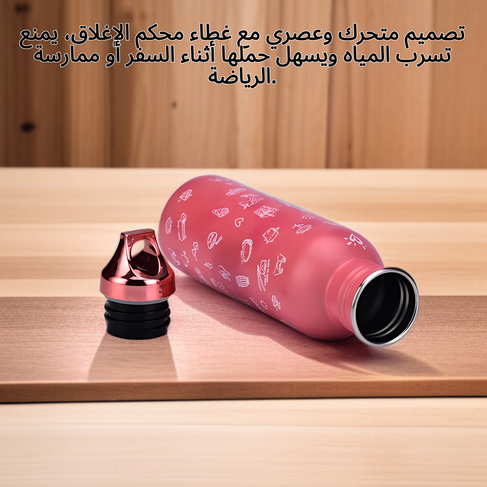 زجاجة مياه متحركة من الفولاذ غير الحديدي من الفئة الجنوبية