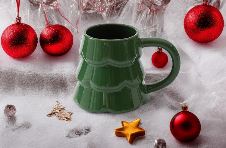 세라믹 소재의 깔끔한 커플 머그