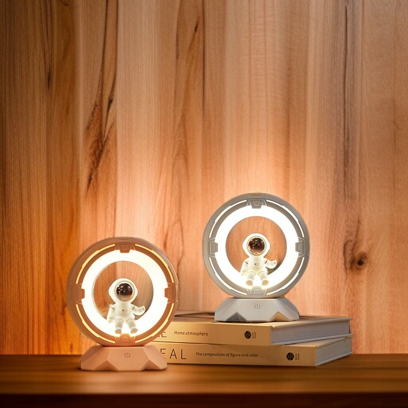 Creative Astronaut Shape Night Light Student Dormitory Ornament Rechargeable