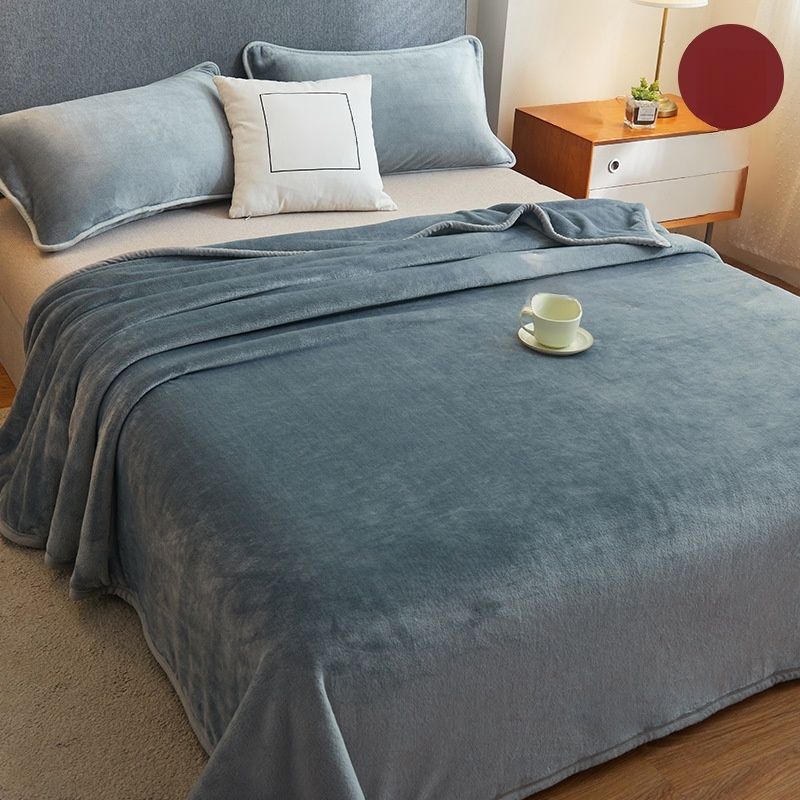 Milk velvet bed sheets and woolen blankets