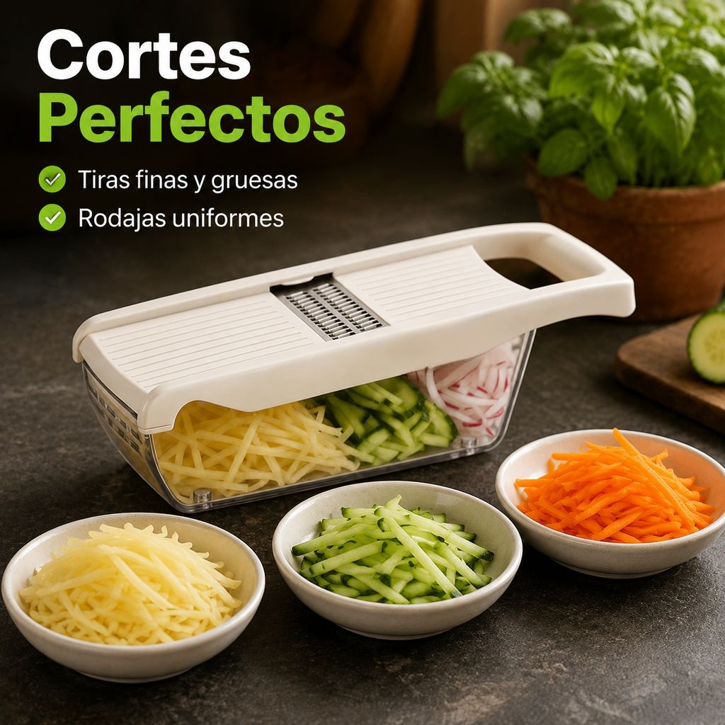 Rallador multifuncional de tiras finas