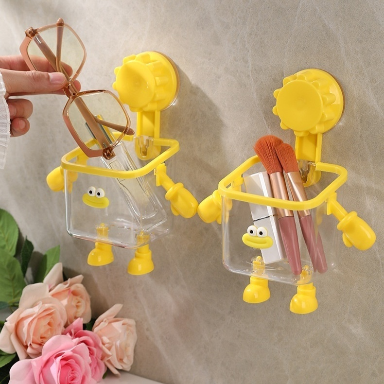 Estante de baño con ventosa, sin necesidad de taladro