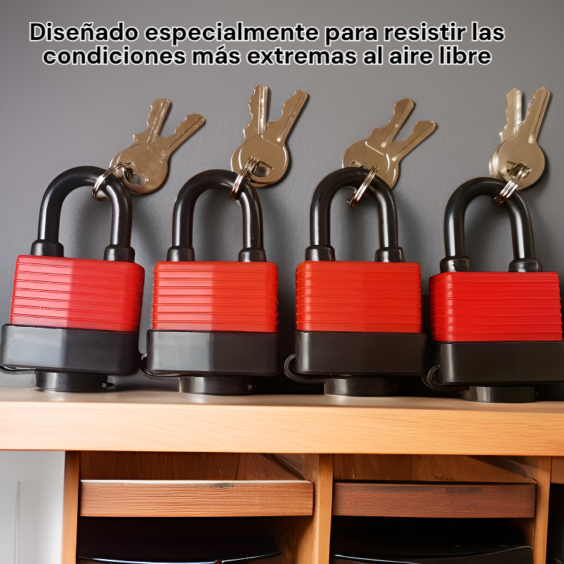 Candado impermeable para exteriores