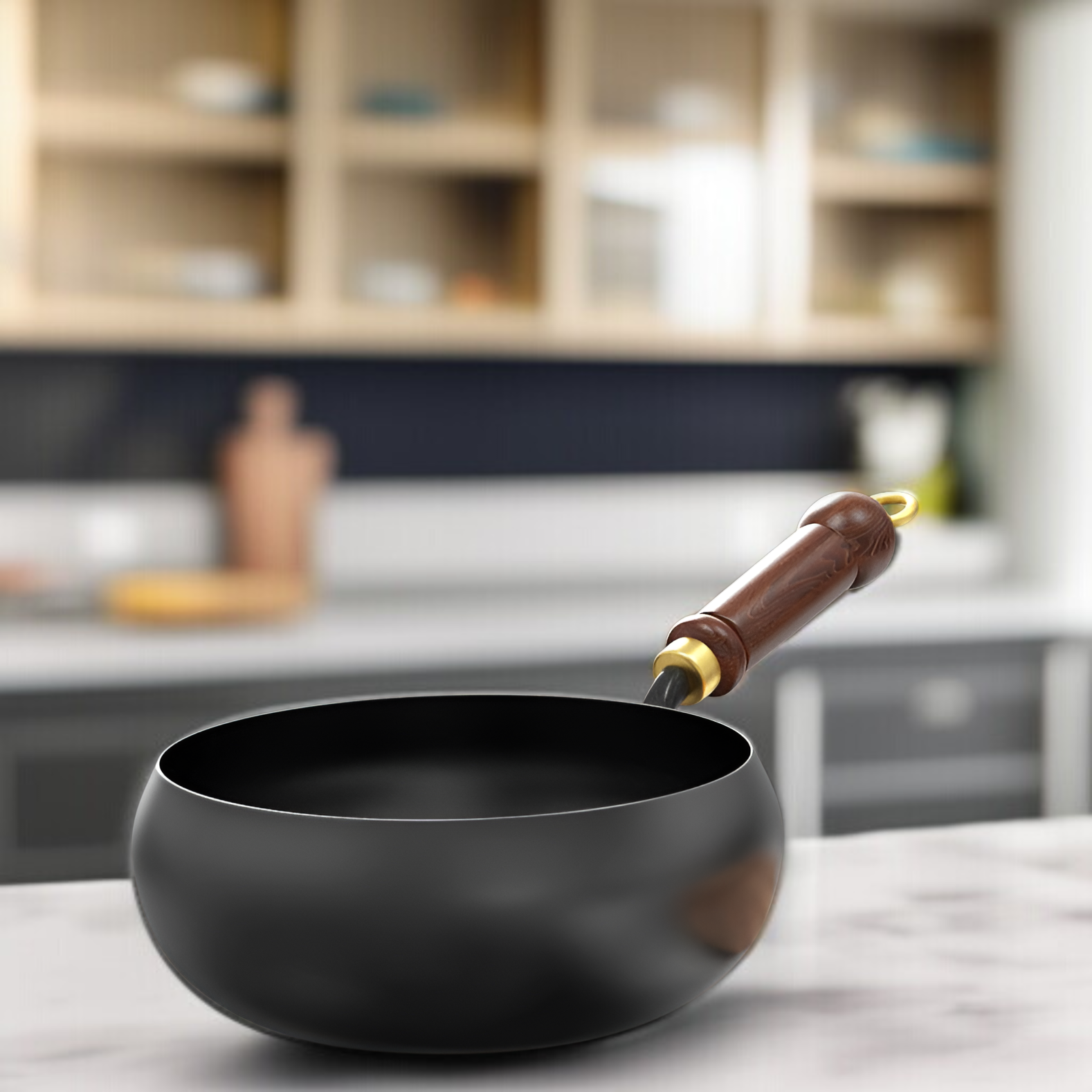 古代の大きな腹鍋張丘ノンスティック鉄鍋小さなフライパン炒めシチュー24CM小さな鉄鍋