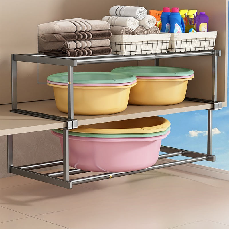  Floating Hanging Bathroom Storage Rack