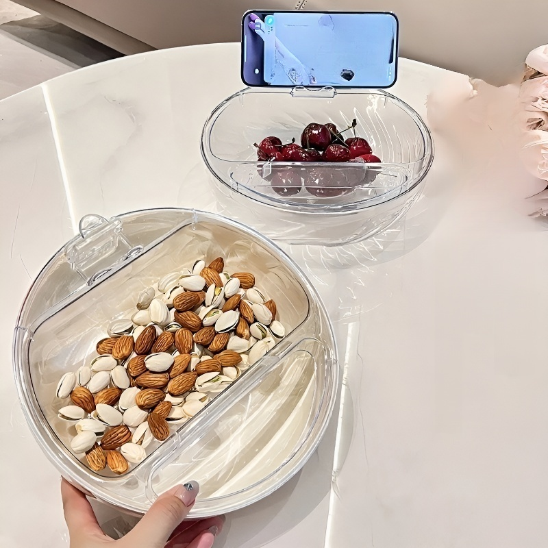 Fruit plate that combines holding and draining