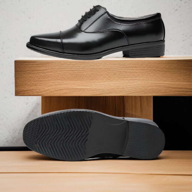 남성 비즈니스 구두 삼단 정장 발끝 비즈니스 구두