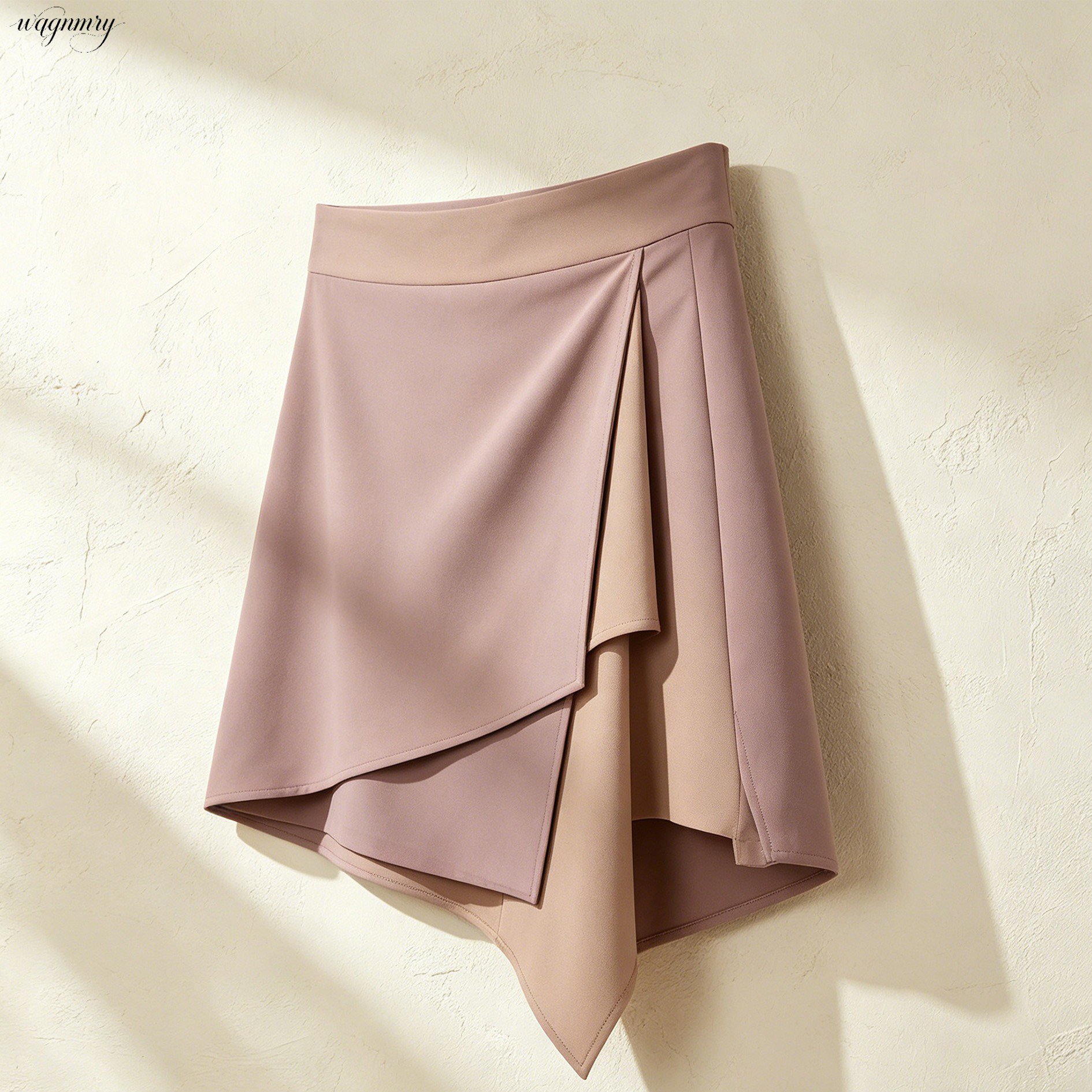 アシンメトリーAラインミニスカート