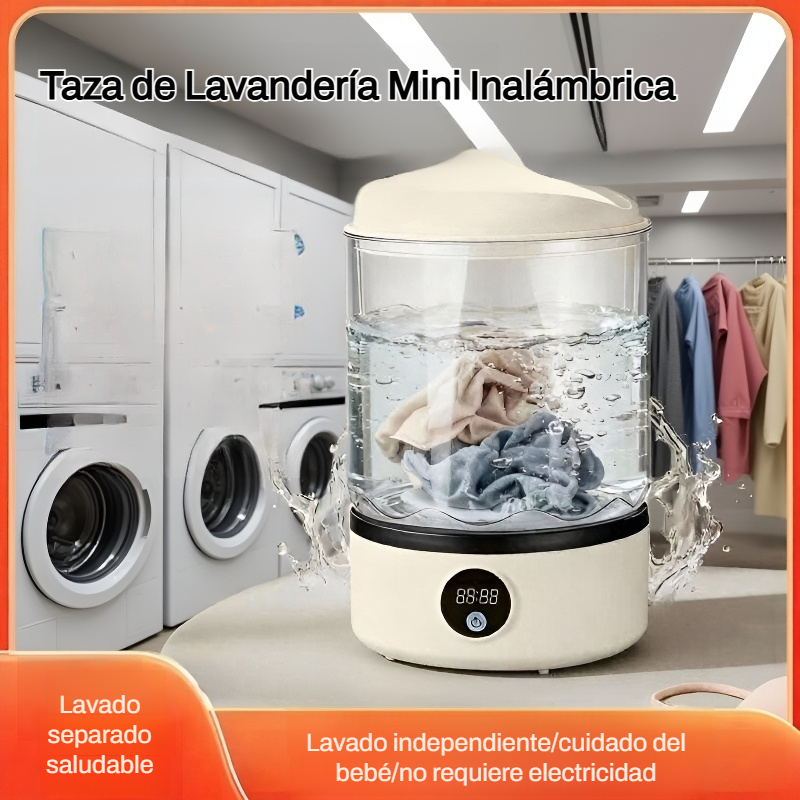 Mini lavadora portátil recargable para ropa interior