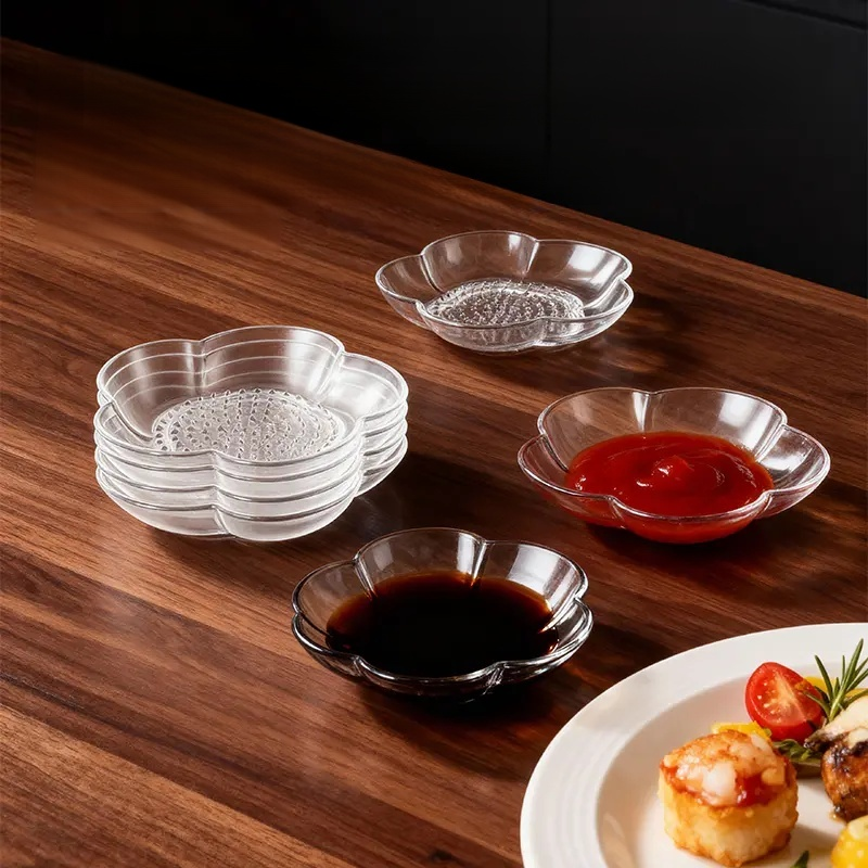 家用玻璃磨蒜器研磨盤多功能調味碟