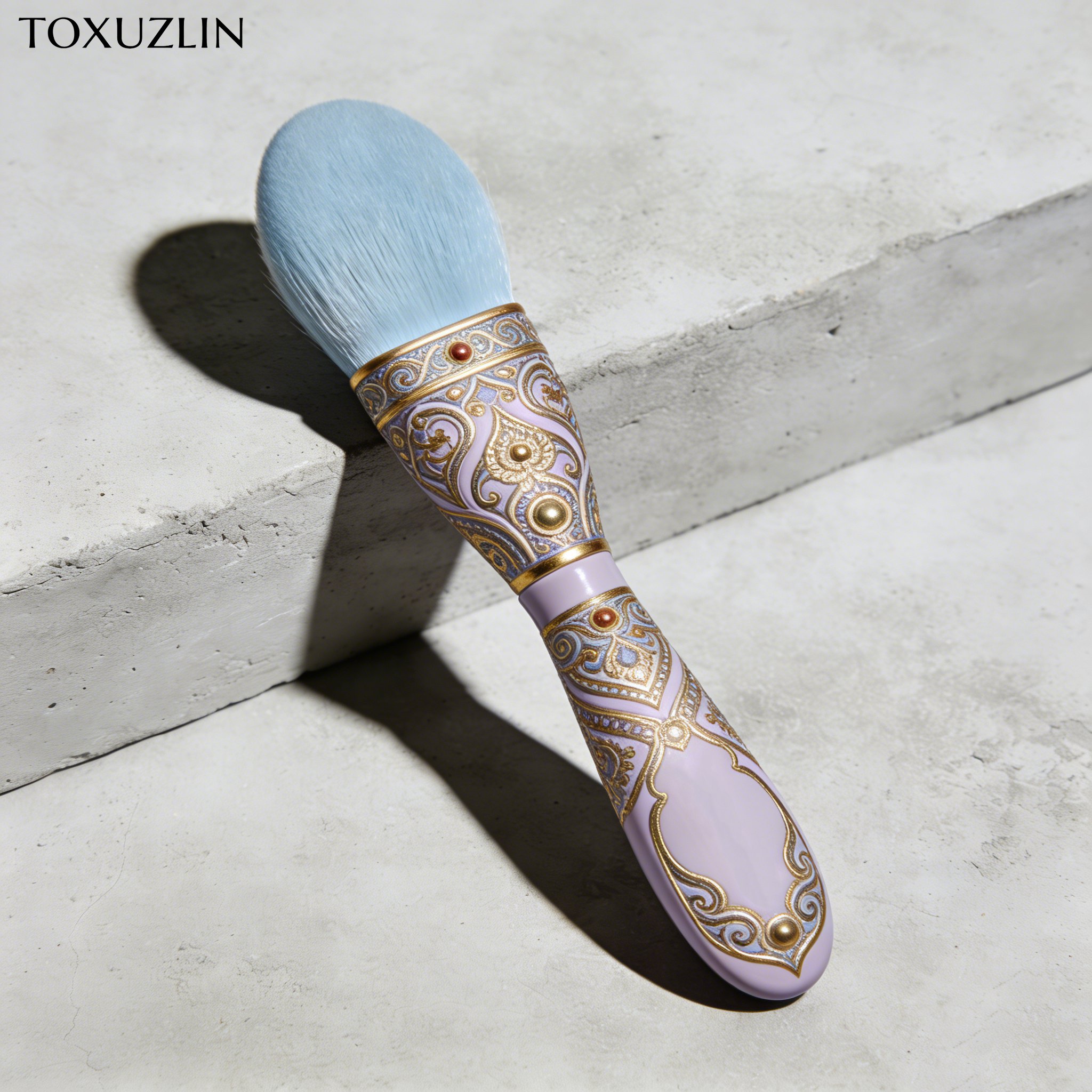 แปรงลงรองพื้นหัวแบนไร้รอยต่อ ช่วยให้การแต่งหน้าเนียนเรียบ (แพ็ค 3 ชิ้น)