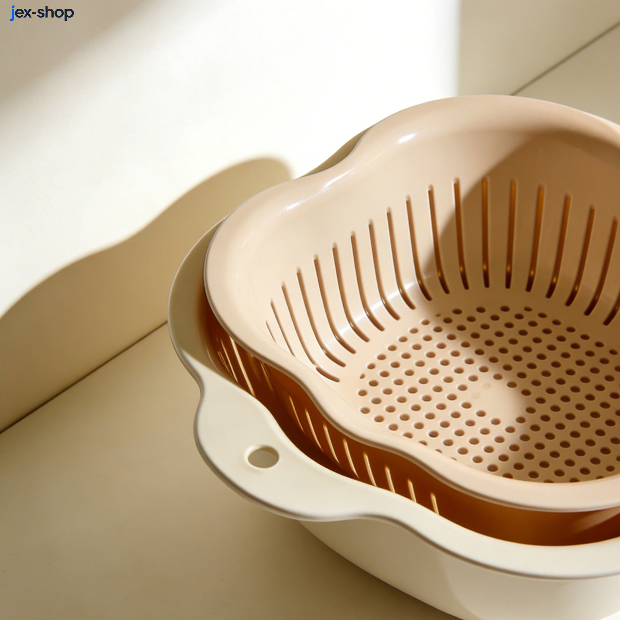 瀝水籃洗菜盆（5個）