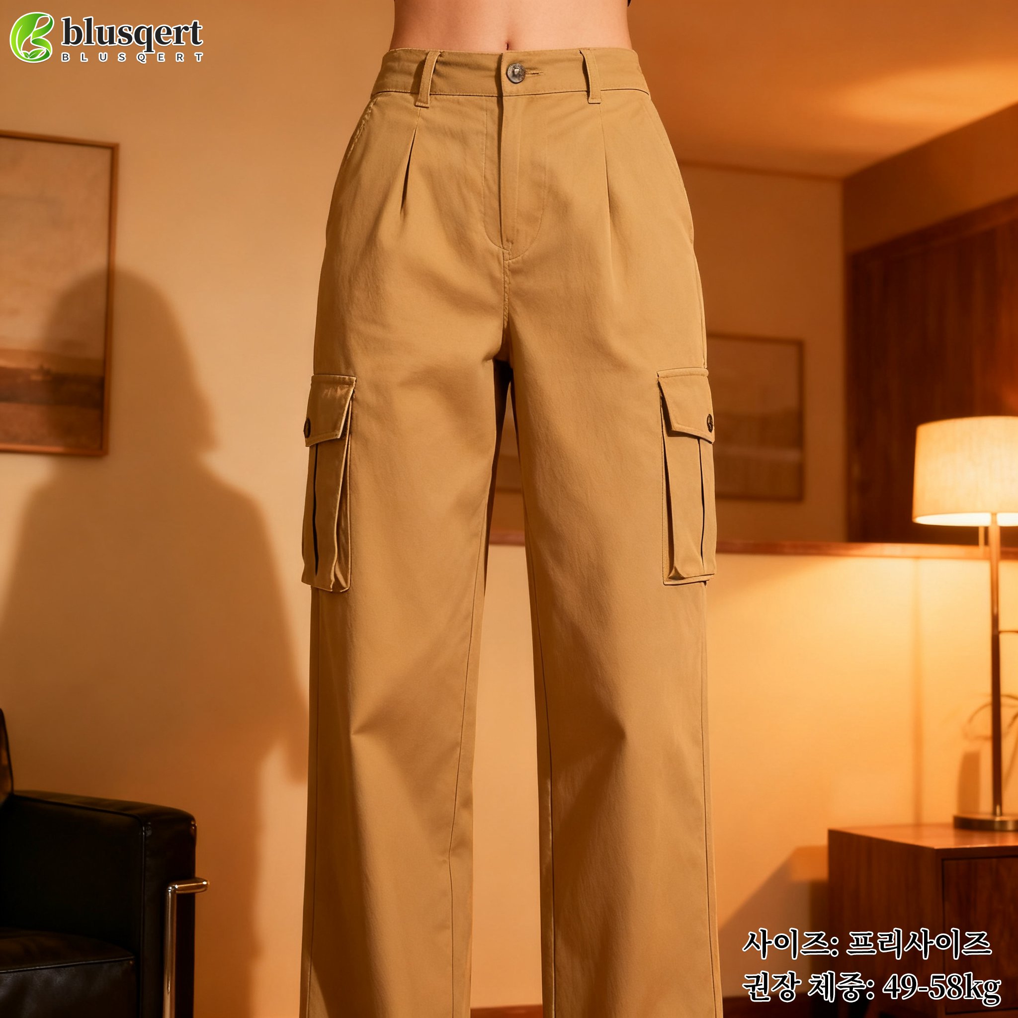 세련된 디자인의 여성 팬츠