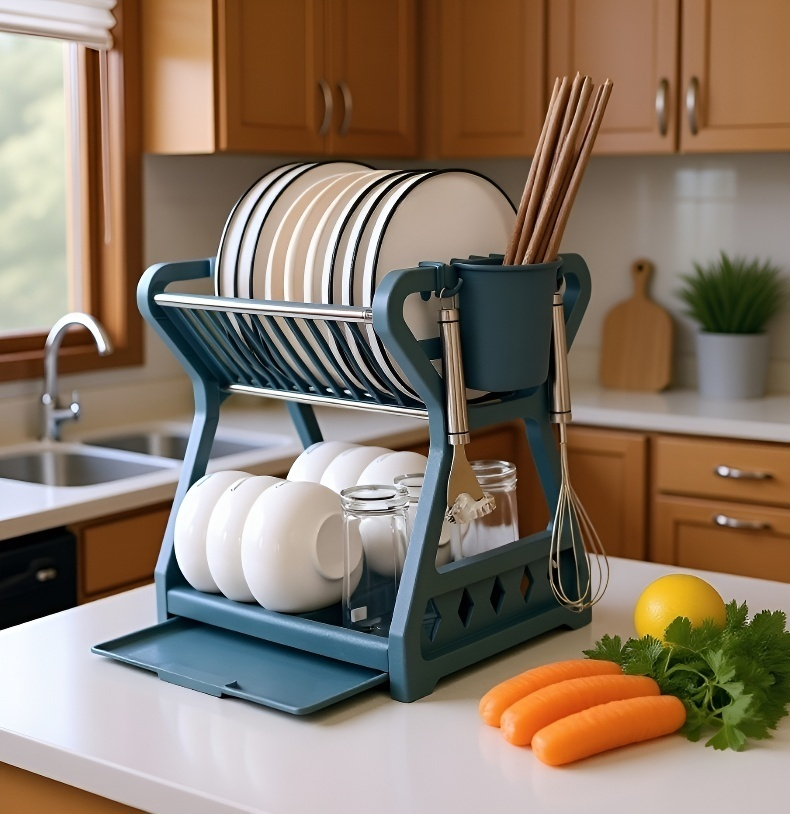 食器棚の引き出しにぴったり収まるカトラリーラック