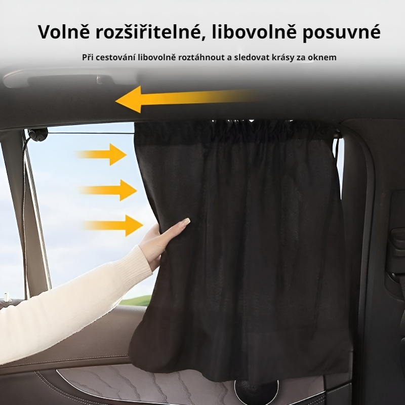 Sluneční clona do auta proti UV záření a horku