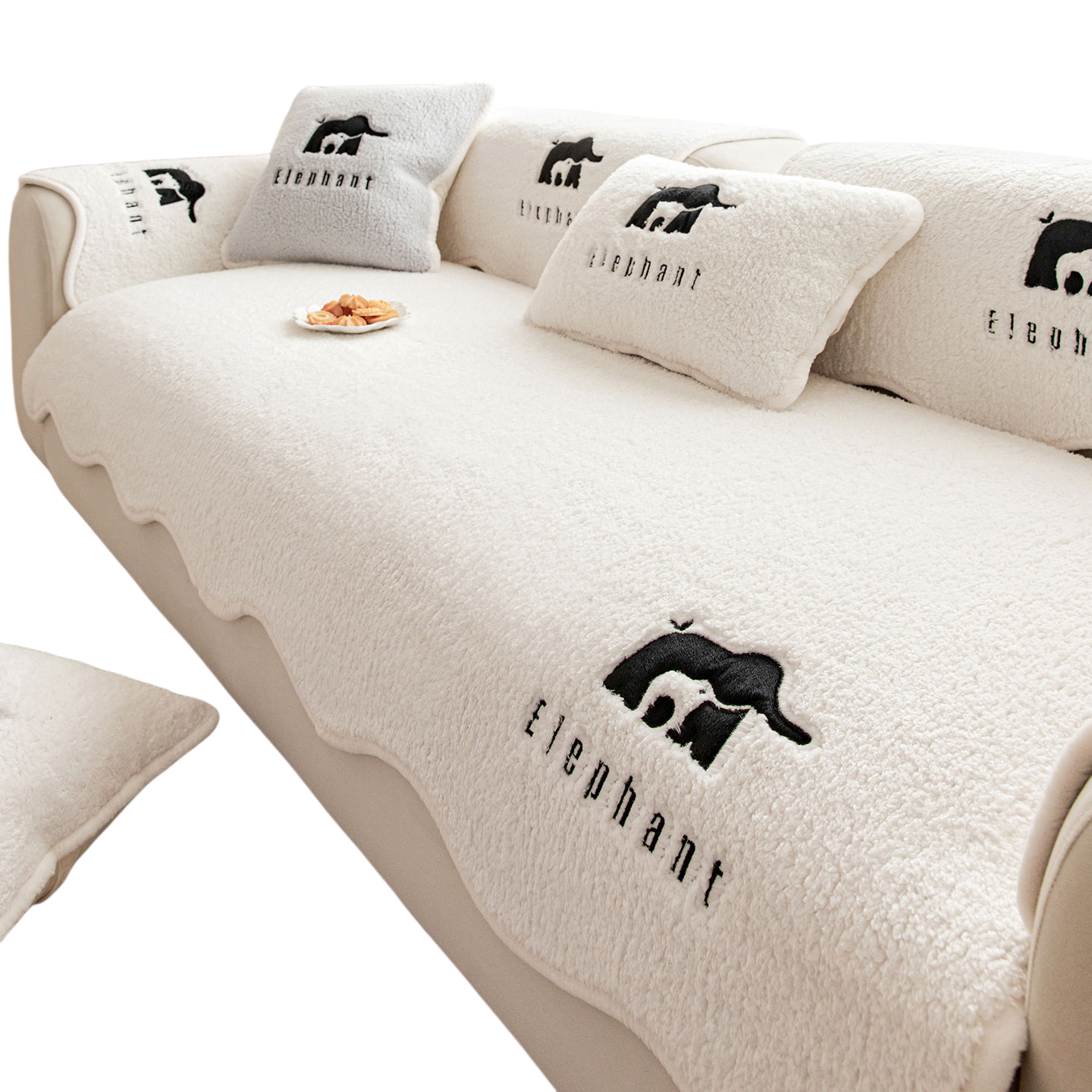 Soft Elastic Sofa Towel, Warm and Comfortable Multifunctional Sofa Mat