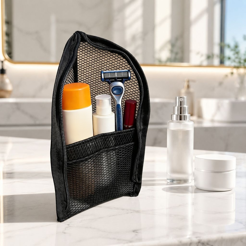 Waterproof Travel Makeup and Toiletry Bag