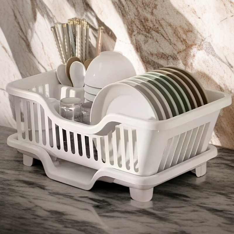 가정용 주방 싱크대 선반 다용도 그릇 선반 수납 선반 물빠짐 선반 그릇 여과 수납함