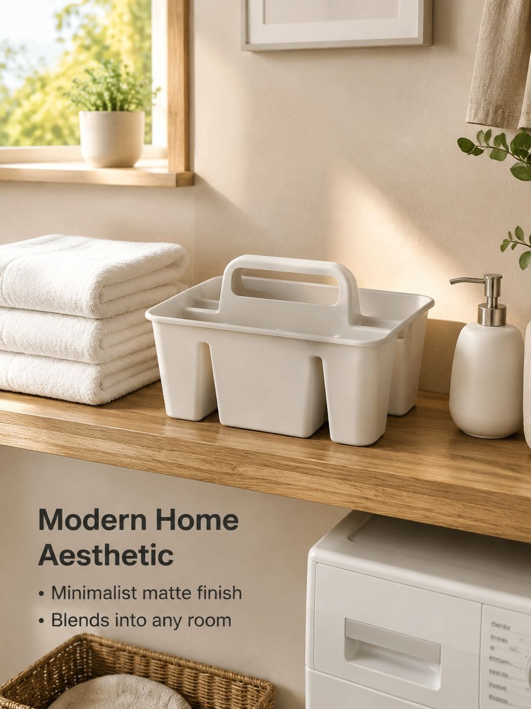 Multi-section utility organizer for home and workspace