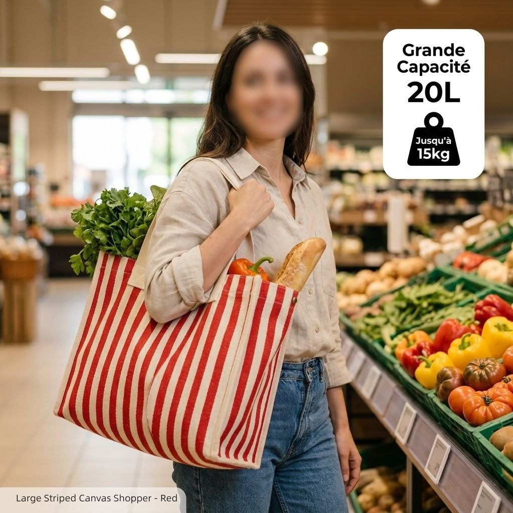 Sac de courses portable et écologique