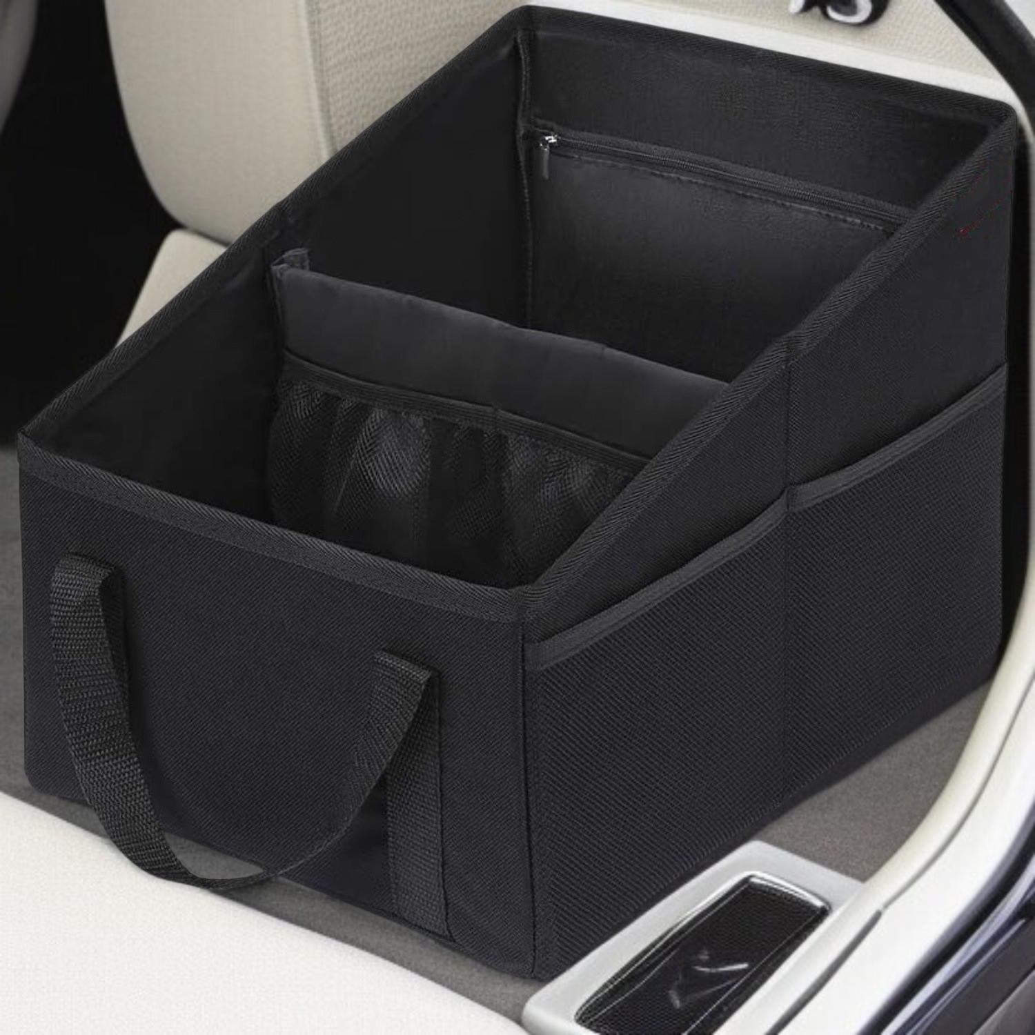 車のトランクオーガナイザー収納ボックス車のトランク収納ボックス折りたたみ式マルチコンパートメント収納ボックス