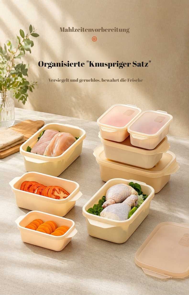 Tragbare lebensmittelechte Brotdose in moderner Küche