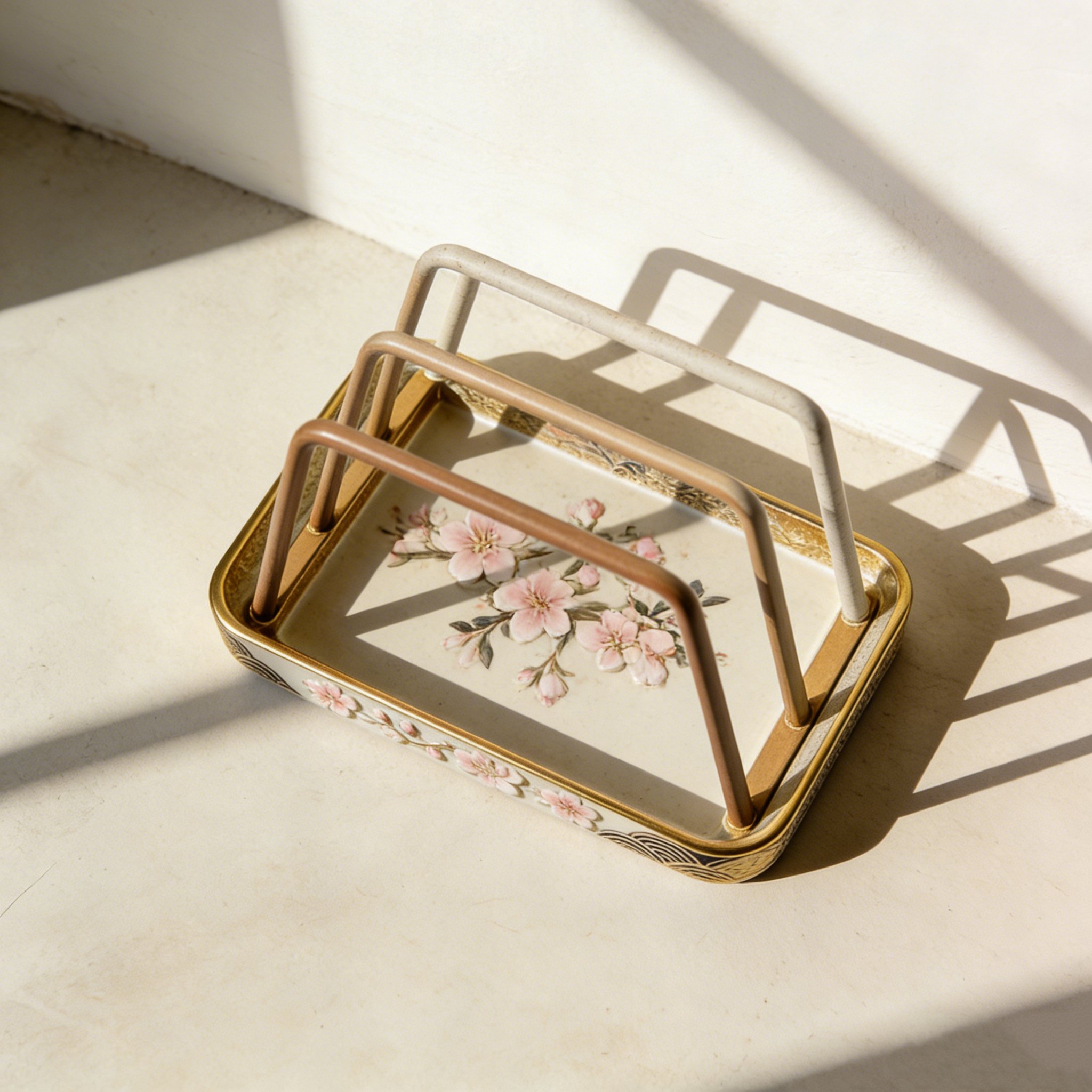 キッチン収納ラックに調味料を整理した様子