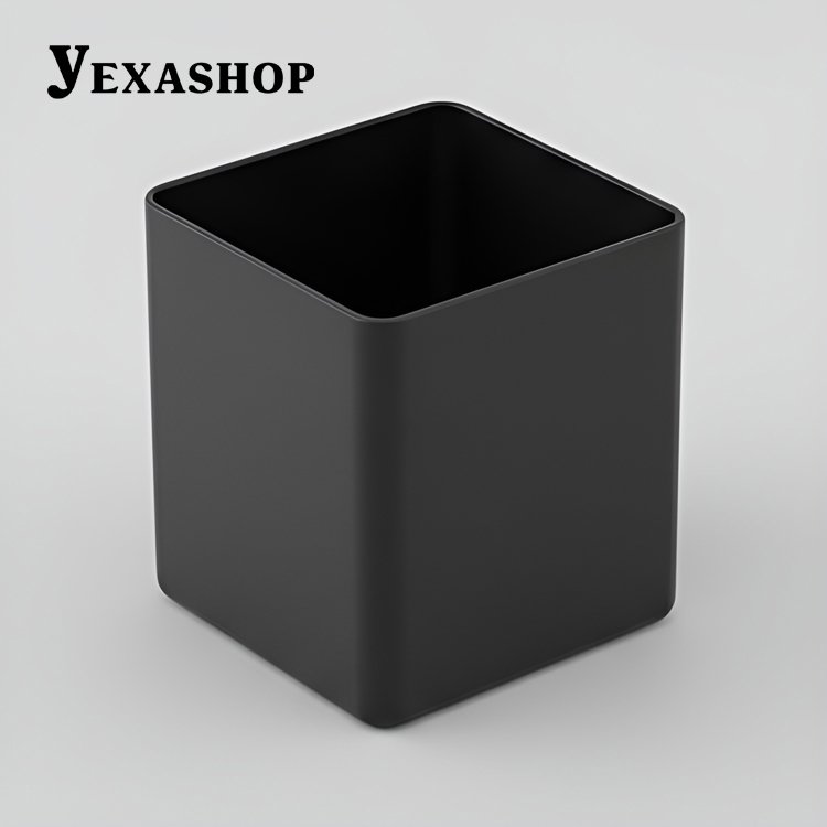 블랙 미니멀리스트 펜홀더 2개 세트 책상 위 인테리어