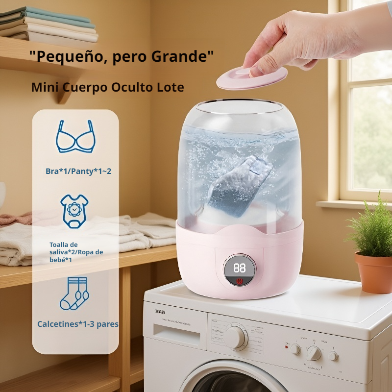 Lavadora automática inalámbrica para ropa interior