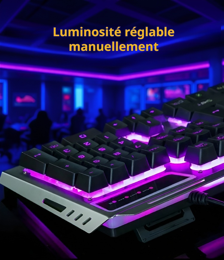 Design RGB du clavier et de la souris pour gamers