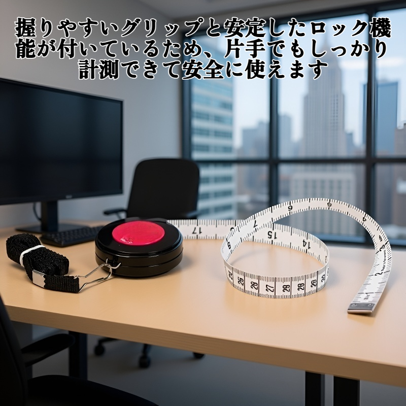 建築現場で使用される大型メジャー