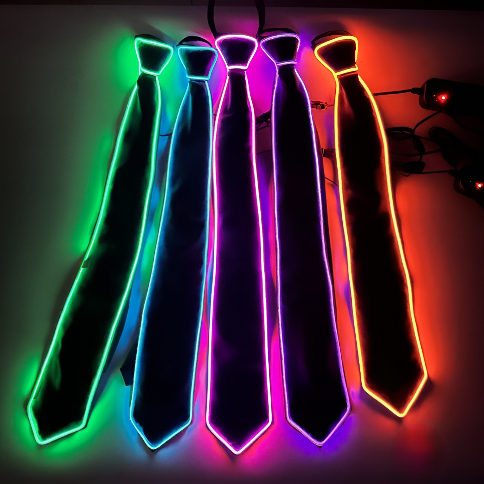 ELD발광 넥타이 