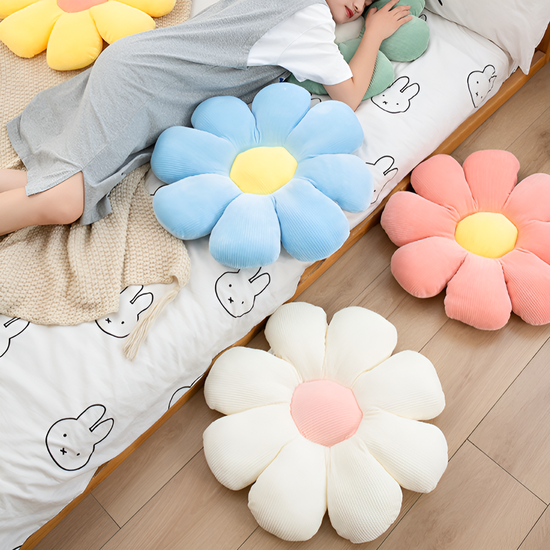 Daisy Flower Cushion