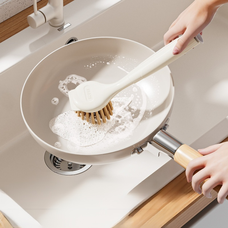 多功能吸盤長柄鍋刷