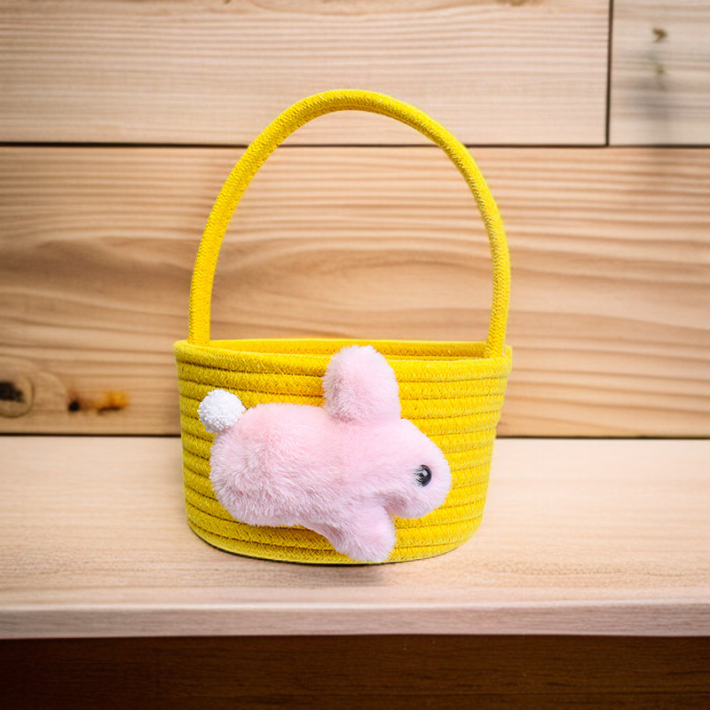 Stackable woven storage buckets for easy organization