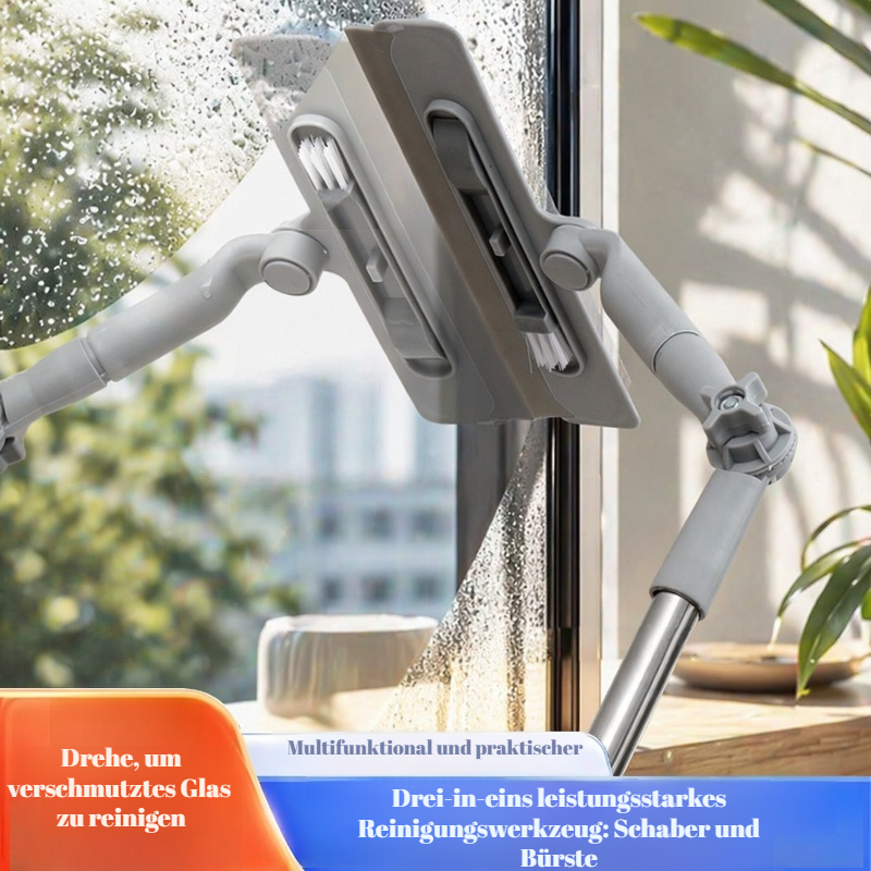 Dreifarbiger doppelseitiger Glasreiniger