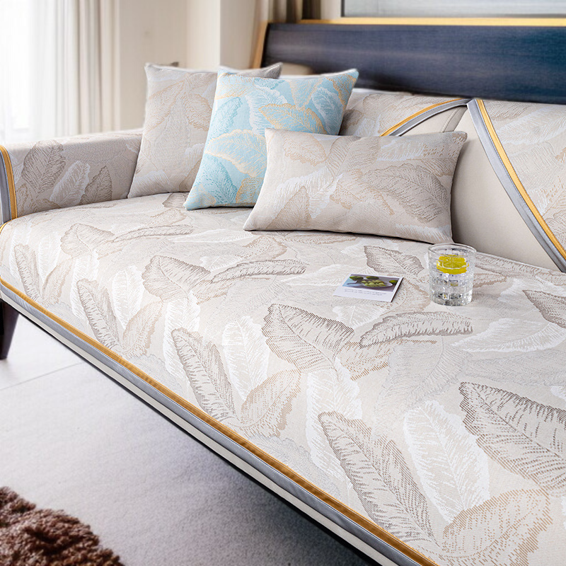 レザーソファークッションアイスシルクカバークロス 夏の滑り止め涼しい感じクッションクーラーカバーカバー