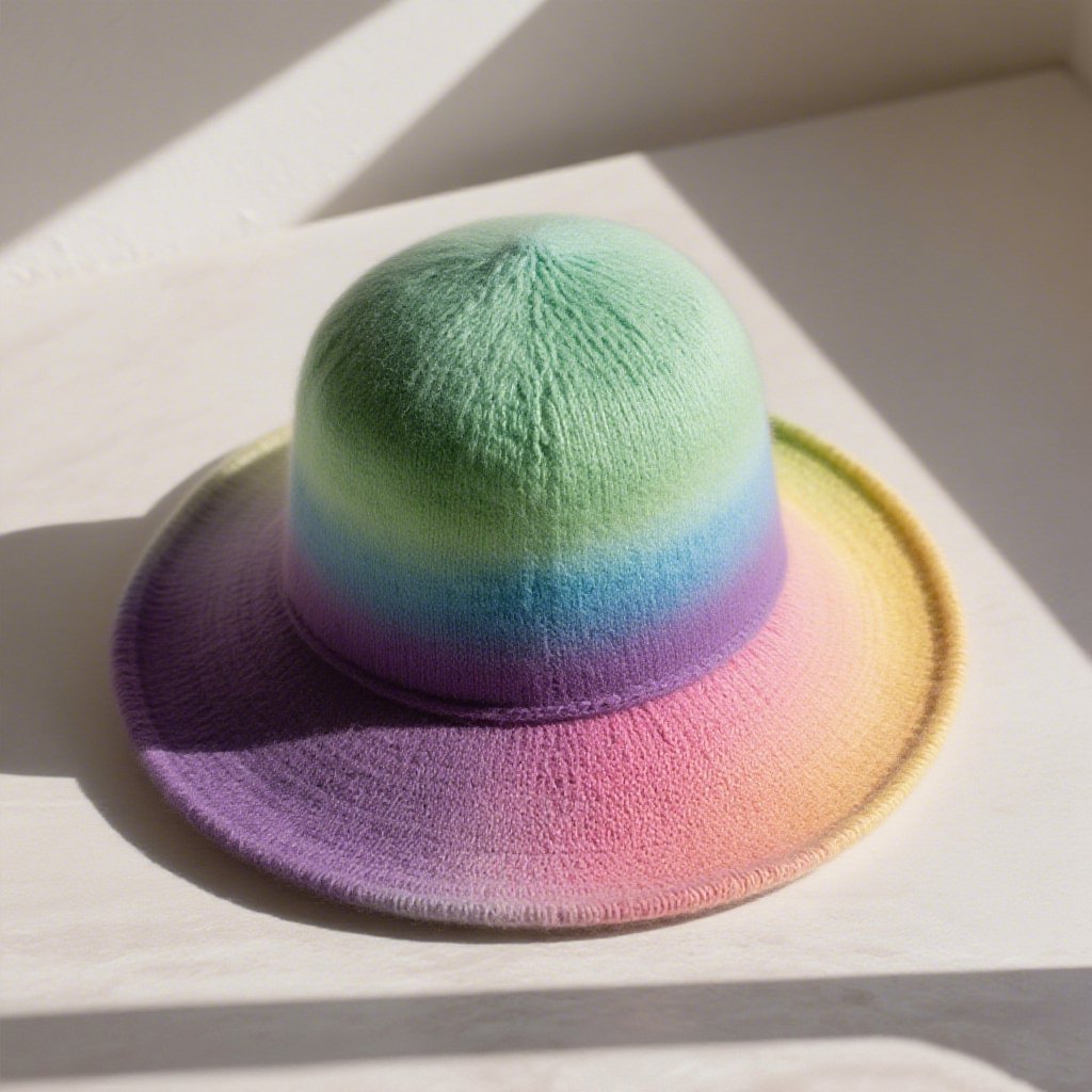 다채로운 그라데이션 모자 (3개입)